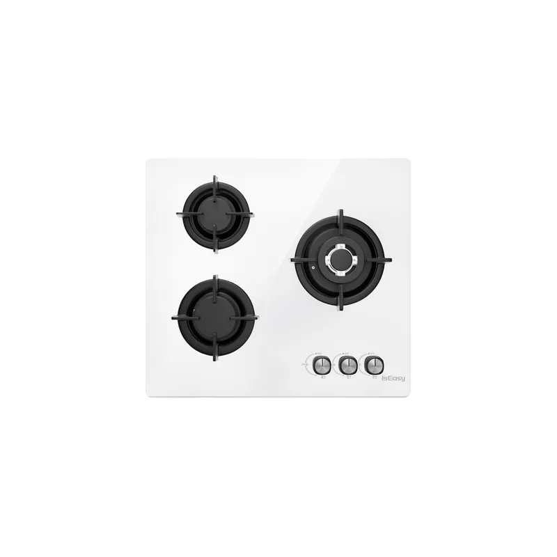 ISEASY MGBG-603 gas hob, 3 burners (white)